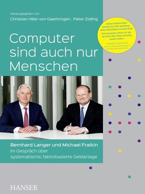 cover image of Computer sind auch nur Menschen